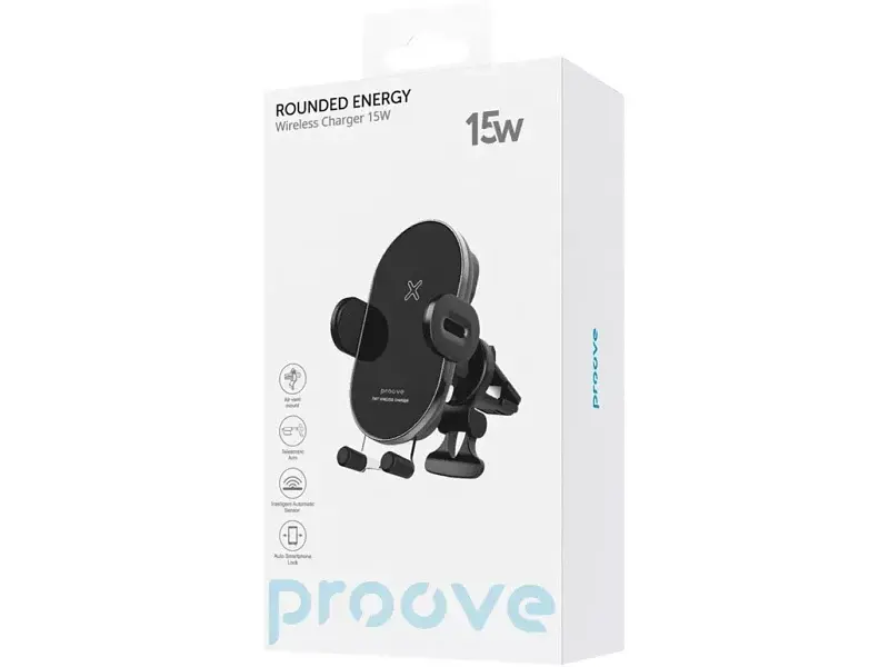 Автомобільний тримач для смартфона Proove Rounded Energy (WHRE15010001) - фото 2