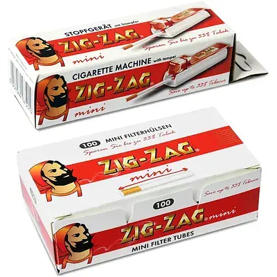 Машинка для набивки цигарок ОСB Zig Zag mini Filling Machine + в подарунок коробка гільз OCB ZigZag Mini tubes - фото 2