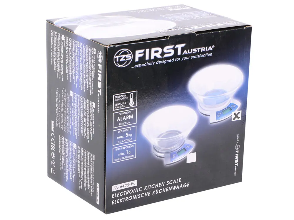 Ваги кухонні First FA-6406 White - фото 3
