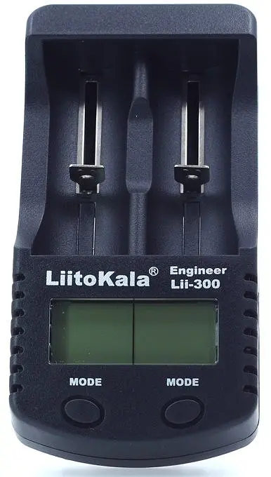 Зарядний пристрій LiitoKala Lii-300, 2x(Lion/NiMH/NiCd), Power Bank, discharge function, display - фото 2