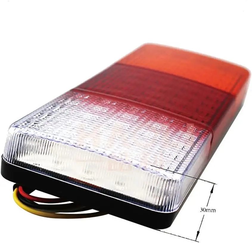 LED Задній ліхтар квадратний 75LED 10-30V 265 x92 мм 2 шт. (BL-64975) - фото 3