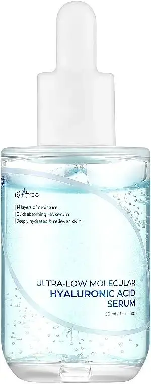Сироватка з низькомолекулярною гіалуроновою кислотою 50 мл Isntree Ultra-Low Molecular Hyaluronic Acid Serum - фото 2