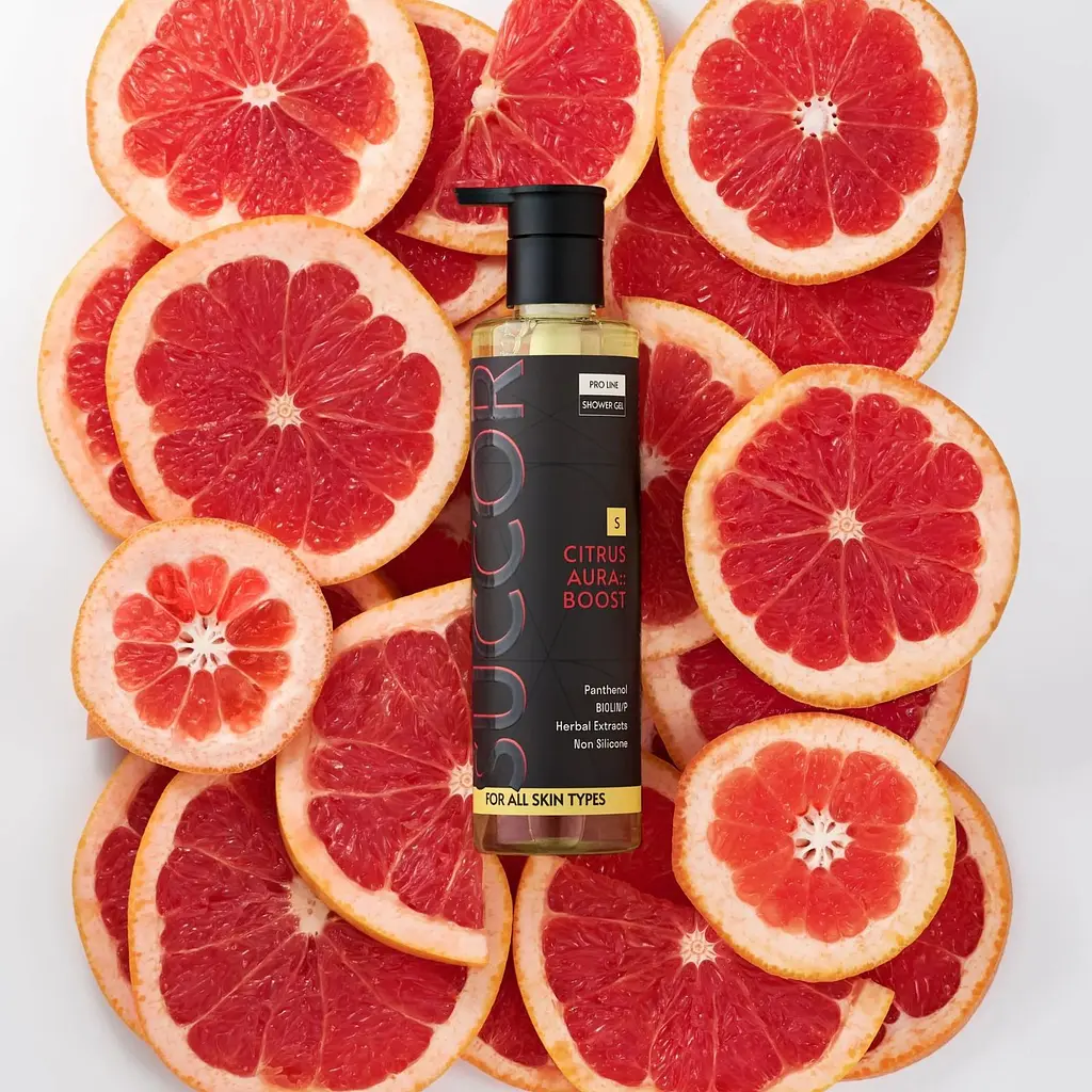 Парфумований гель для душу Цитрусова аура енергії Citrus AURA BOOST Succor 250 мл - фото 5