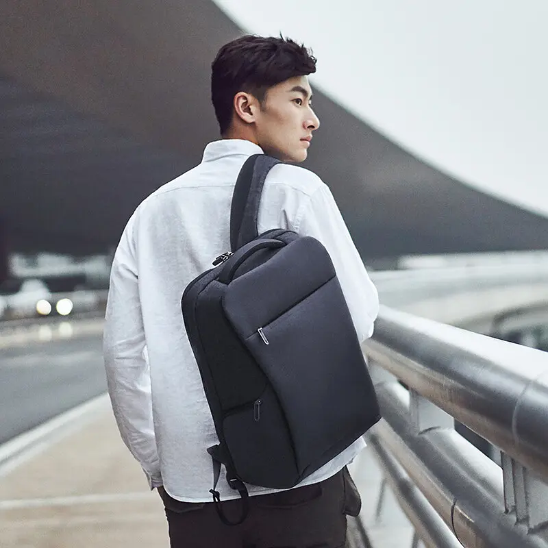 Рюкзак RunMi Business Travel Multi-function Backpack 2 Dark Grey - фото 5
