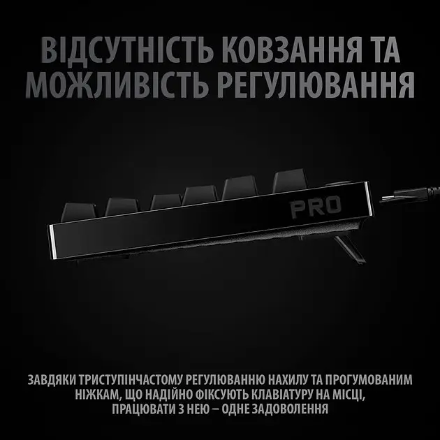 Клавиатура механическая Logitech G PRO Mechanical Gaming Keyboard - Shroud Edition (920-009849) - фото 2