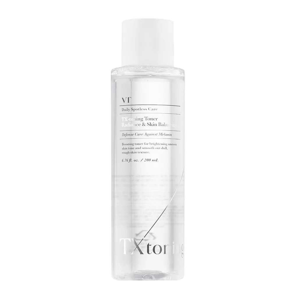 Освітлювальний тонер для обличчя з транексамовою кислотою 200 мл VT Cosmetics TX-Toning Toner Radiance & Skin Balancing