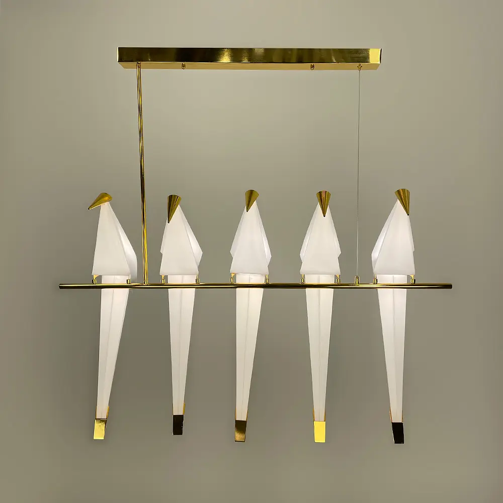 Люстра-композиция из 5 птиц | Ст. AS 145/5 | Line F - фото 4