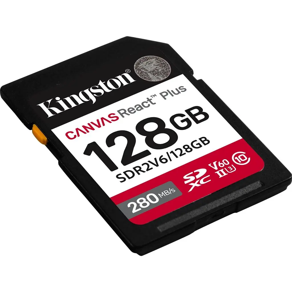Карта пам'яті Kingston SDXC Canvas React Plus 128GB Class 10 UHS-II U3 V60 (SDR2V6/128GB) [120443] - фото 2