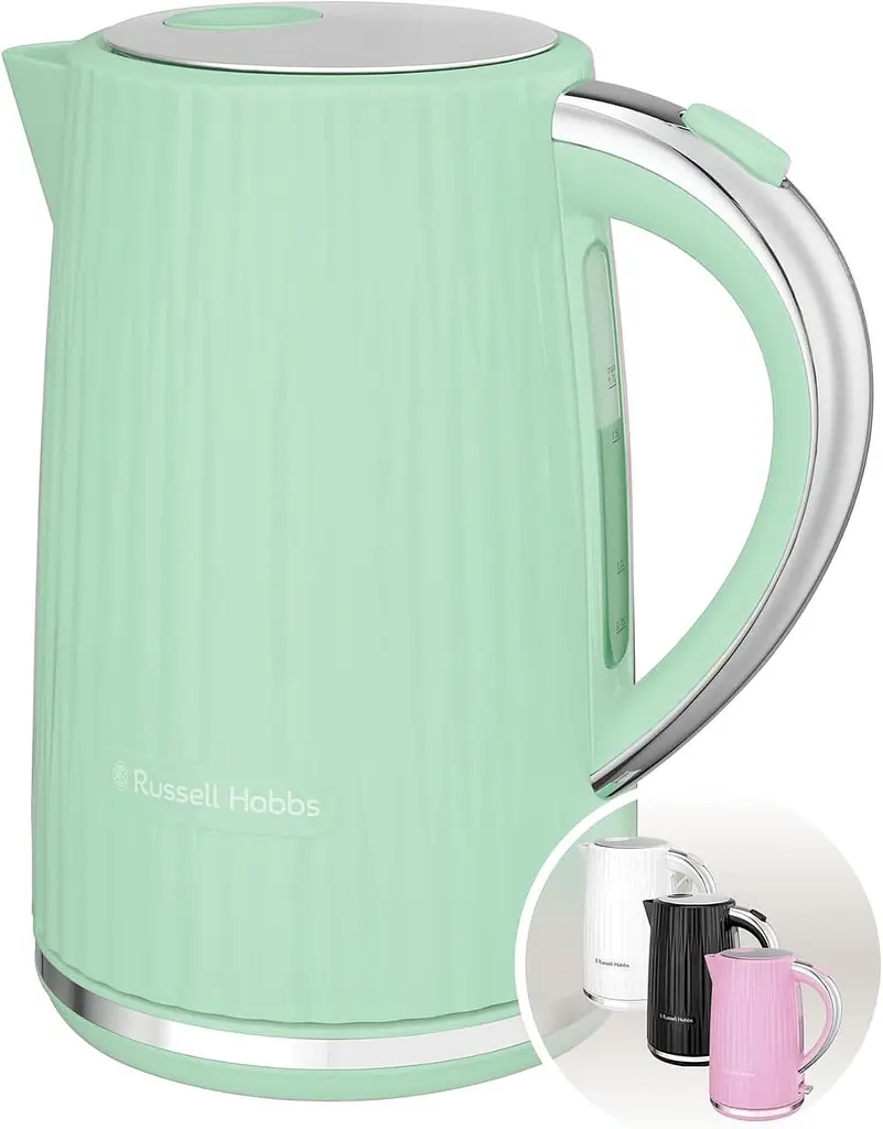Електрочайник Russell Hobbs Eden 1,7 л 2400 Вт фісташковий нержавіюча сталь