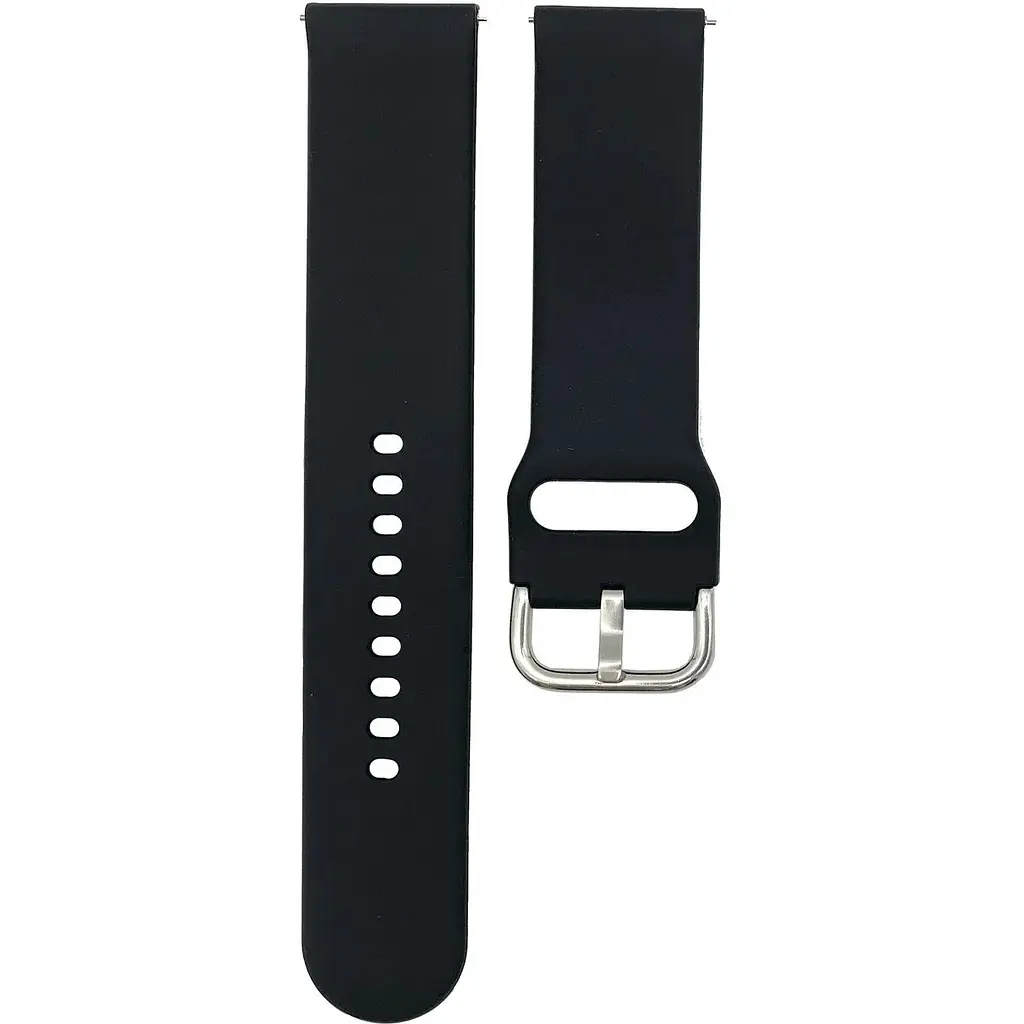 Ремінець DK CDK для Huawei Watch GT 5 46mm "L" 22mm Silicone Sport Band Classic (011018) (black) - фото 2