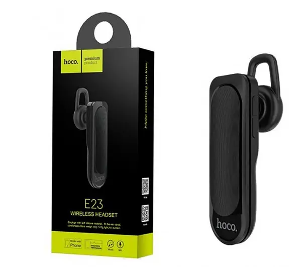 Беспроводная Bluetooth гарнитура Hoco E23 Black - фото 2