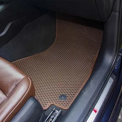 Килимки в салон EVA для Audi A4 (В9) 2015- з підп'ятником Червоні 5 шт - фото 3
