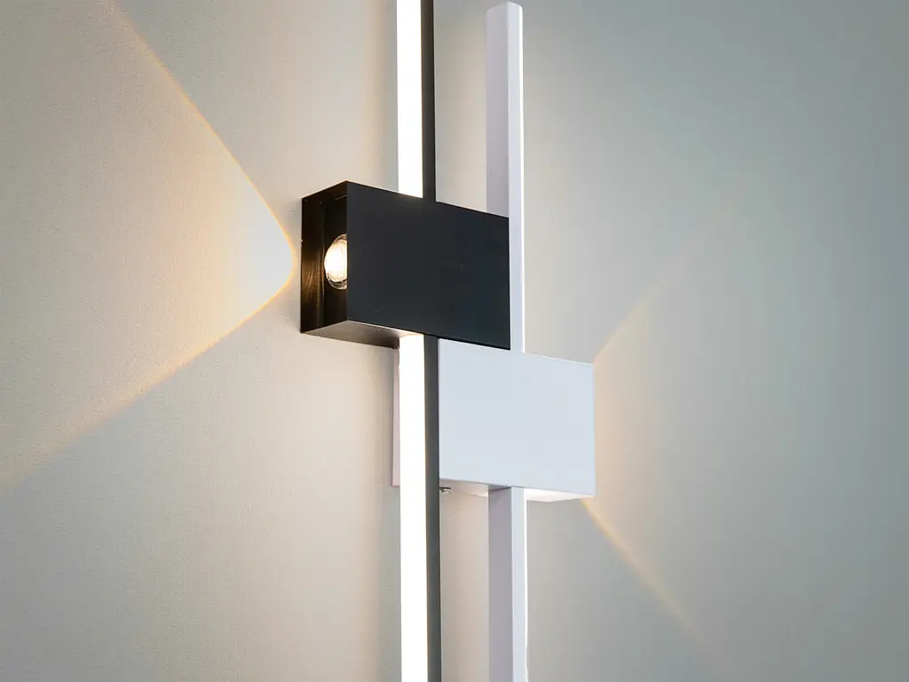 Бра настінне LED Diasha 1562/600BK+WH 15W 4100K чорний+білий металевий каркас лофт стиль - фото 5