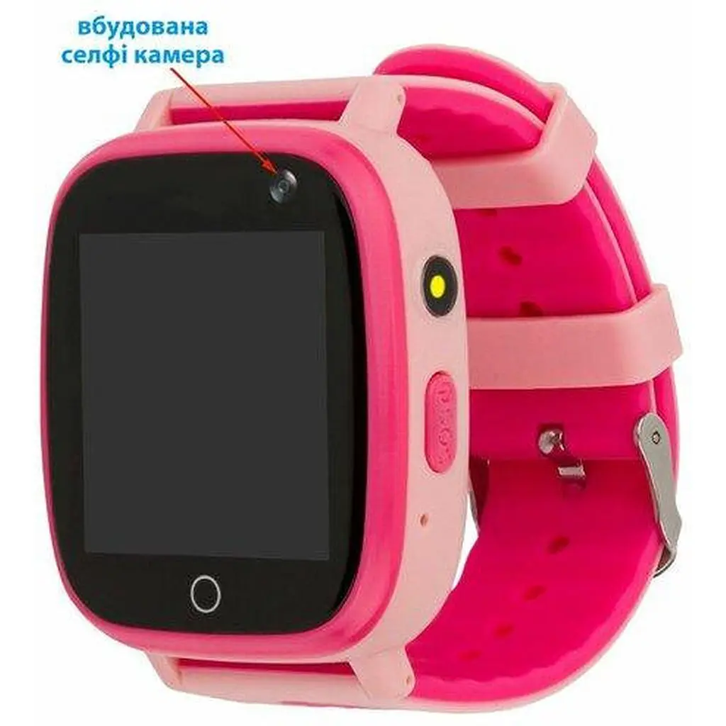 Смарт-годинник для дітей AmiGo GO001 iP67 рожевий - фото 2