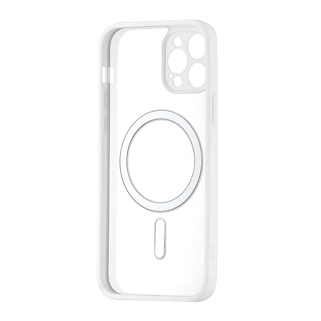 Чохол Color Edge with MagSafe (Protected Camera) iPhone 12 Pro White - фото 3