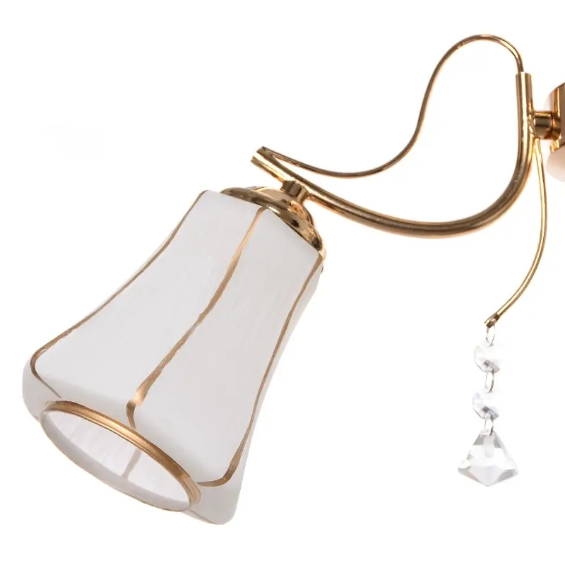 Люстра потолочная Brille классическая E14 40W G (LK-279C/3) - фото 4