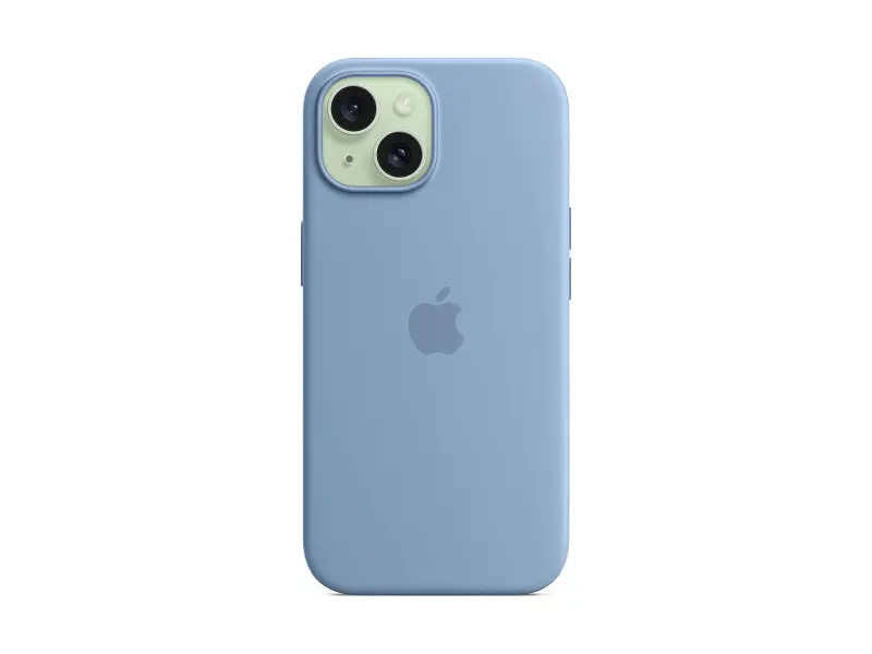 Чохол для смартфона Apple iPhone 15 Silicone Case with MagSafe - Winter Blue (MT0Y3) - фото 5