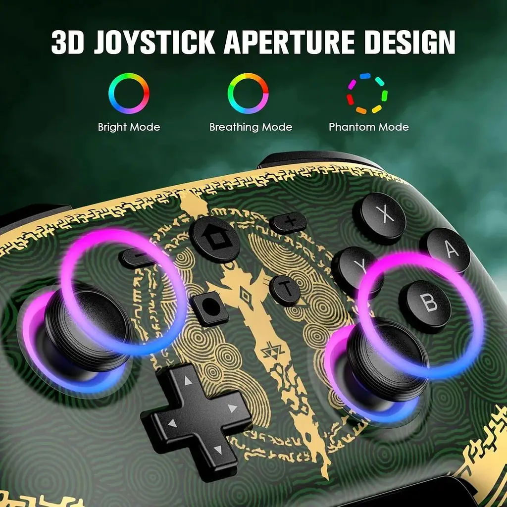 Джойстик Switch Pro Controller сумісний з Nintendo Switch/Switch Lite/Switch OLED, 7 кольорів - фото 5