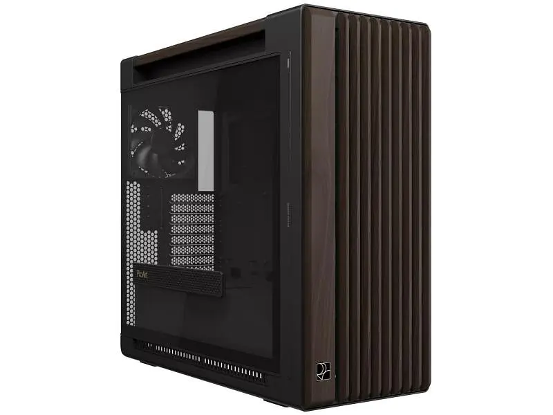 Корпус Asus ProArt PA602 Walnut Wood Tempered Glass Modern Black (90DC00J0-B09030) - фото 2