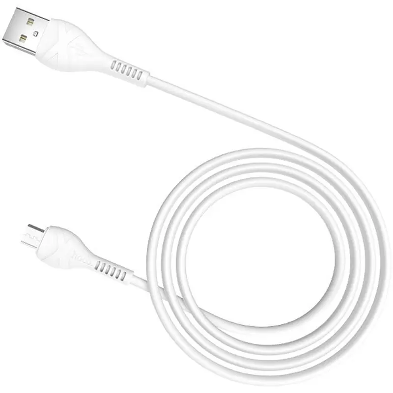 USB Cable Hoco X37 Cool Power MicroUSB White 1m - фото 4