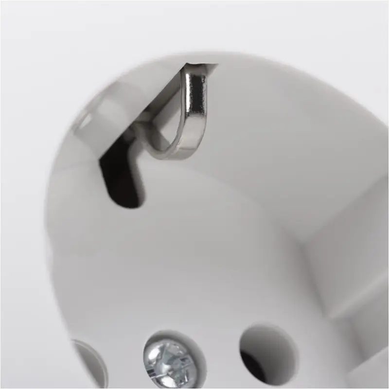 Розетка Ovivo Electric Nivo, двойная с заземлением, с крышкой + 2-й выключатель, накладная, белая - фото 4