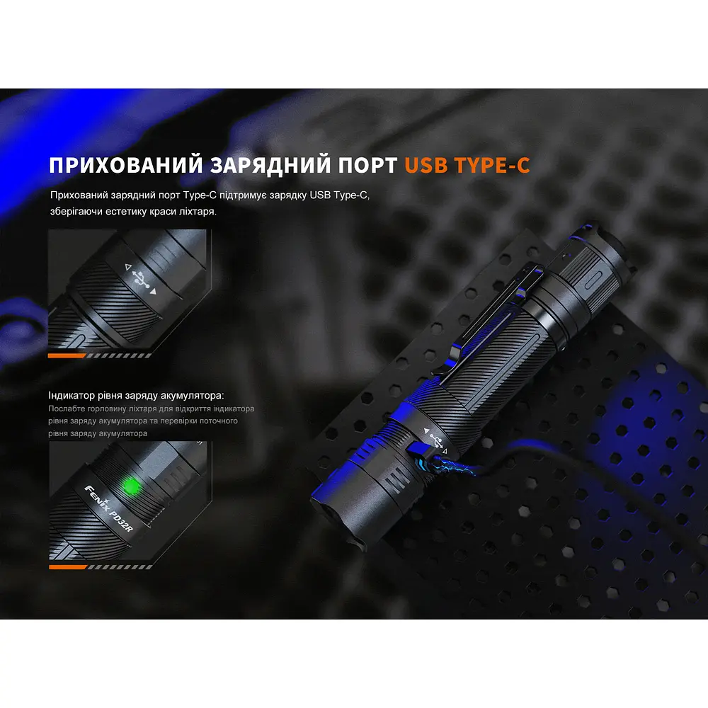 Ручний ліхтар Fenix PD32R - фото 13