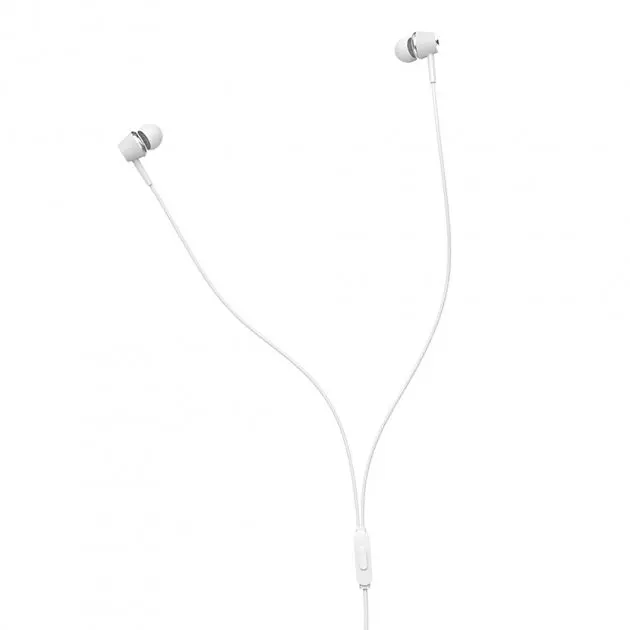 Навушники Hoco M70, вакуумні, 3.5mm, 1.2m, білі - фото 2