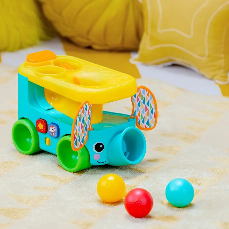 Музична іграшка Bright Starts Pop & Roll Safari Bus (16827) - фото 2