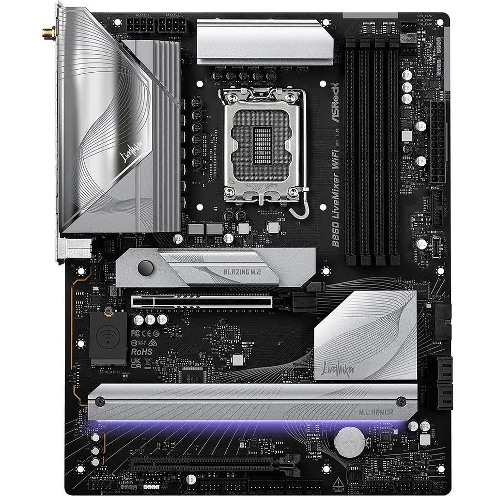 Материнська плата ASRock B860 LiveMixer WiFi [140175] - фото 2