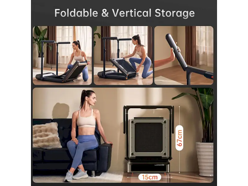 Бігова доріжка електрична Kingsmith WalkingPad R3 Hybrid+ - фото 11