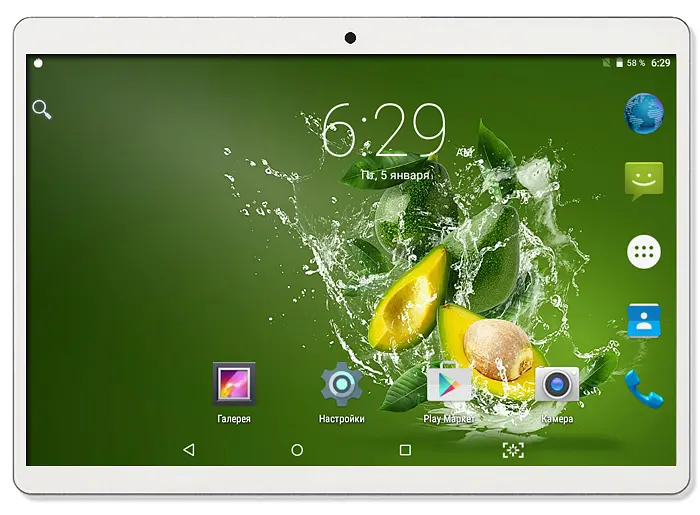 Планшет-телефон Adronix MT116 2GB RAM Silver + Чохол-книжка + Карта пам'яті 64GB - фото 3