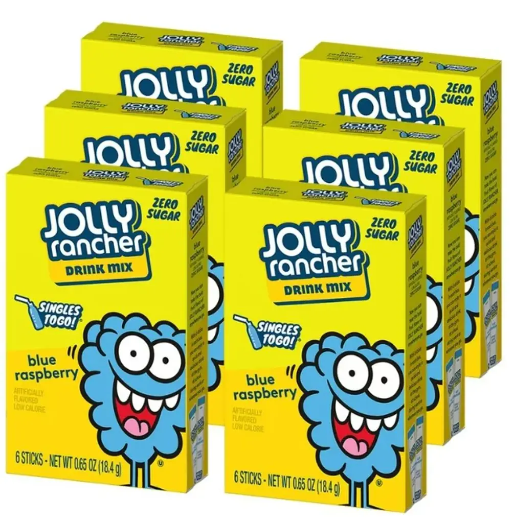 Порошковий напій Jolly Rancher Water Drink Mix Blue Raspberry 6 стіків - фото 7