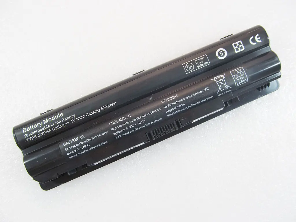 Акумулятор для ноутбука Dell XPS 14 J70W7, 5200 mAh, 6cell, 11.1V, Li-ion, чорний - фото 2