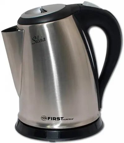 Електрочайник First FA-5410 Steel/Black
