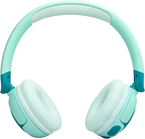 Навушники бездротові JBL JR 320BT, Green, Bluetooth, мікрофон, акумулятор 500 mAh, дитячі (JBLJR320BTGRN) - фото 3