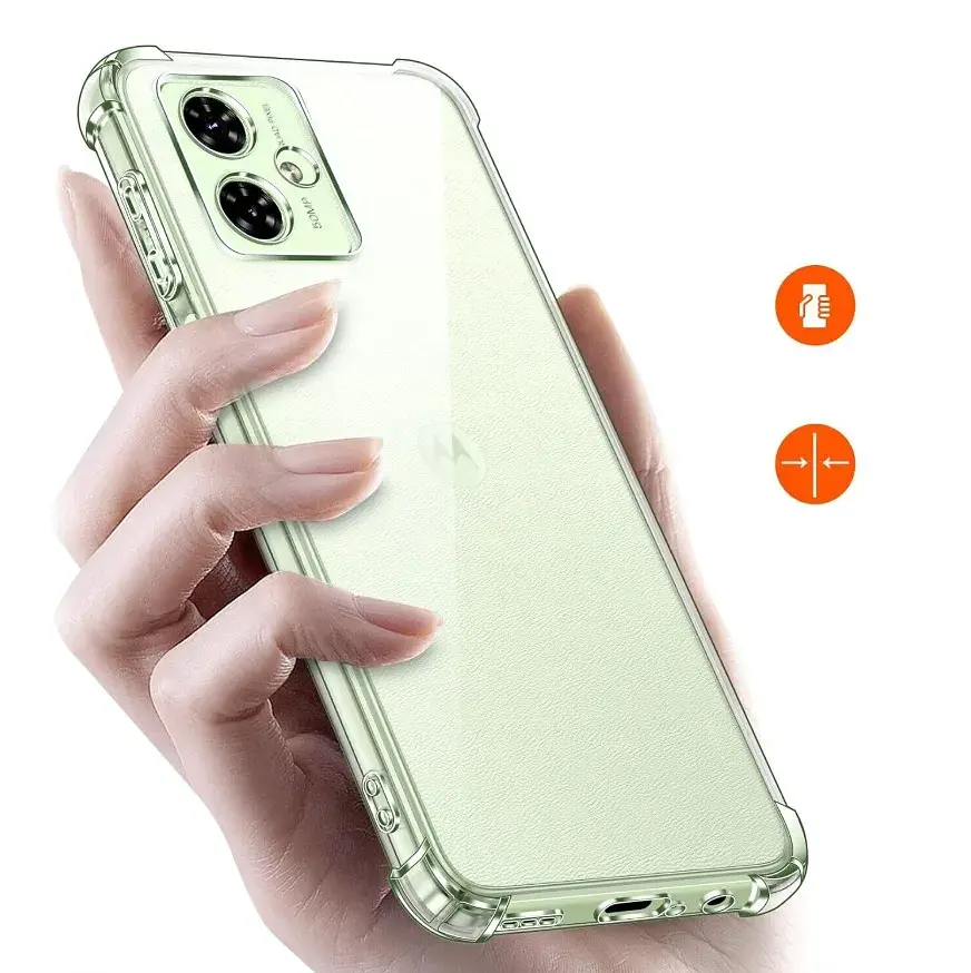 Чохол до мобільного телефона BeCover Anti-Shock Motorola Moto G35 Clear (712779) - фото 3