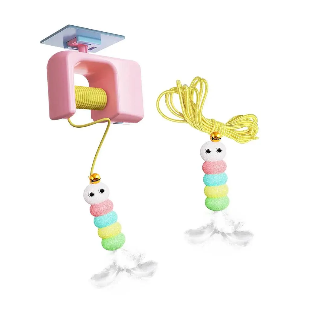 Іграшка для котів на присосці Pet Toy Ball 1490 - інтерактивна іграшка Pet Toy Ball 1490 для котів з автоматичним рухом в асортименті - фото 3