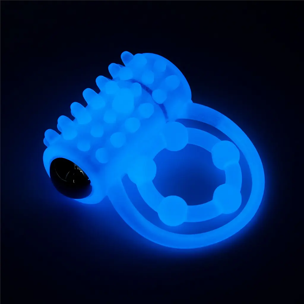 Віброкільце для члена Lumino Play Vibrating Penis Ring, світиться у темряві LOVETOYS 66-LV343216 103657 - фото 5