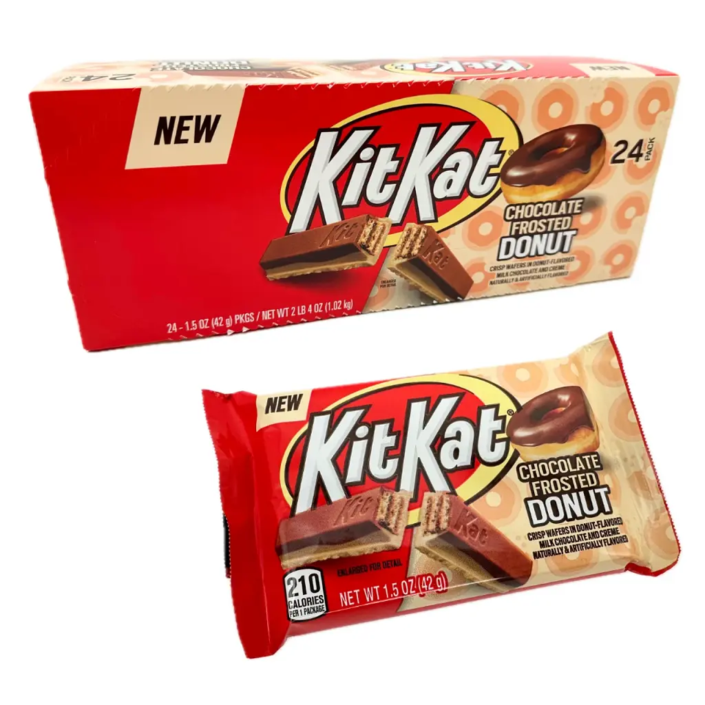 Шоколадний батончик Kit Kat Chocolate Donut Flavored Wafer Candy Pack 42 г - фото 3