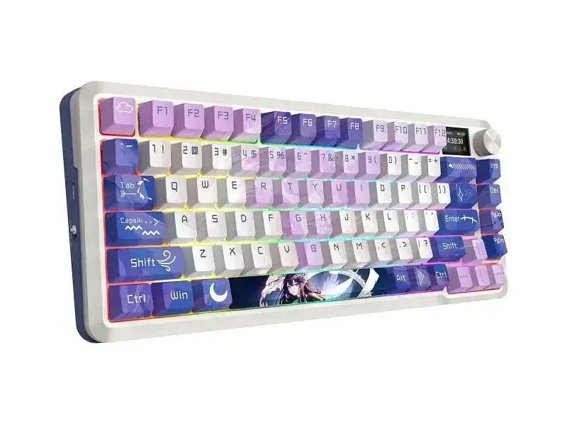 Клавіатура REDRAGON Flekact Pro Leopard L Violet (K708AK-RGB-PRO) - фото 2