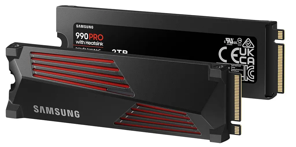 Накопичувач SSD Samsung M.2 2TB PCIe 4.0 990PRO + радіатор teh0014712 - фото 3