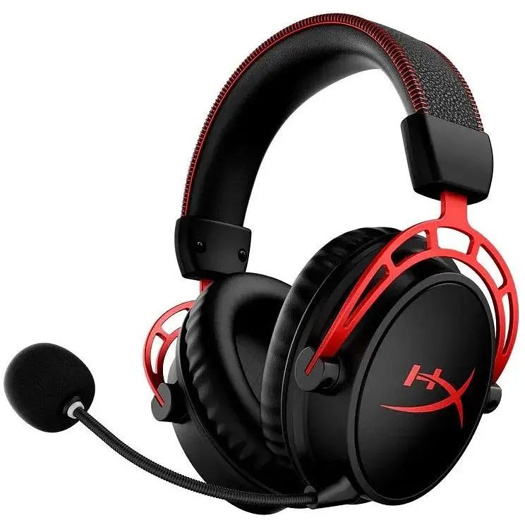 Наушники с микрофоном - игровая гарнитура HyperX Cloud Alpha (4P5L1AX) черно красная - фото 2