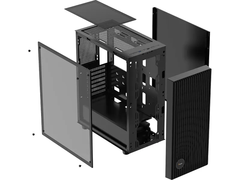 Корпус OCYPUS Gamma C70 ARGB Black (GAMMA-C70-BKG400XX-GL) - фото 8