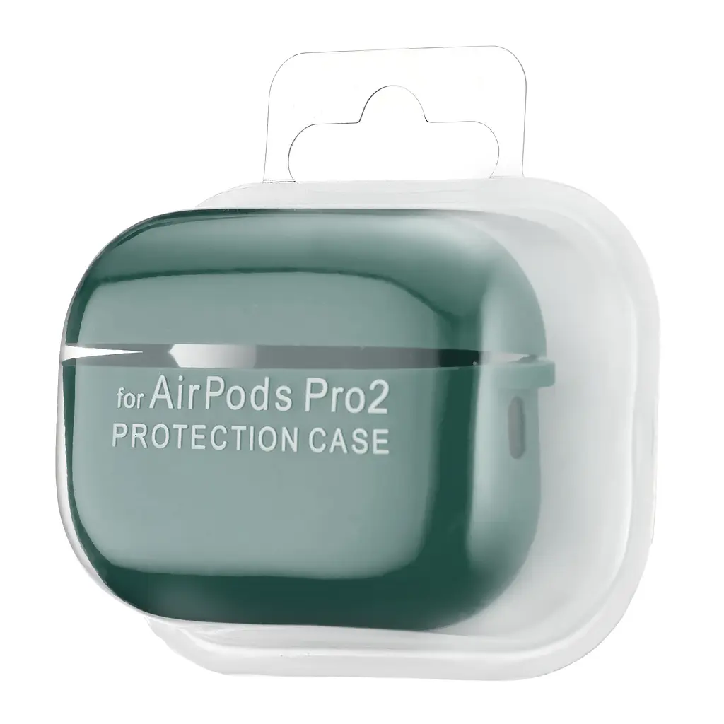 Чохол Silicone Case 2,5mm with microfiber for AirPods Pro 2 Pine Needle Green - фото 2