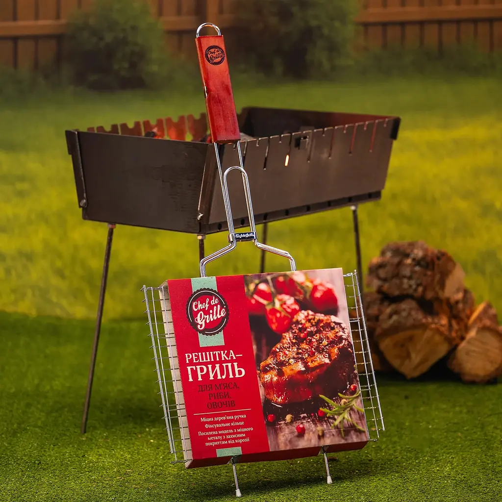 Решітка для гриля Chef de Grille 35х25 см (D-02) - фото 2