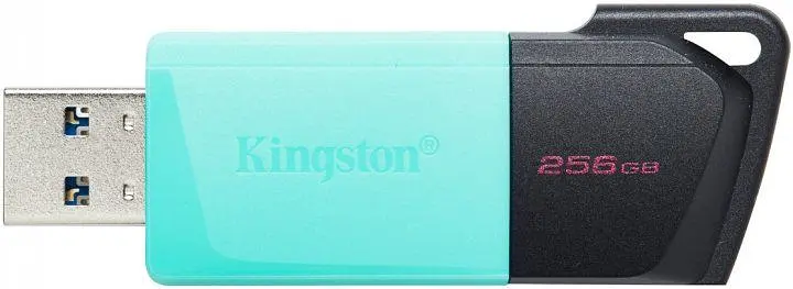 USB флеш-накопичувач Kingston DataTraveler Exodia M 256GB USB-A 3.2 Gen 1 Black/Teal (DTXM/256GB) [69967] - фото 2