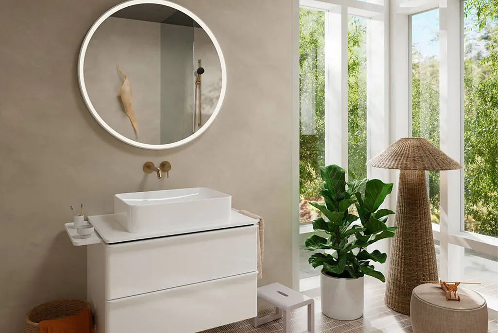 Змішувач для умивальника Hansgrohe Tecturis S прихованого монтажу brushed bronze 73351140 - фото 2