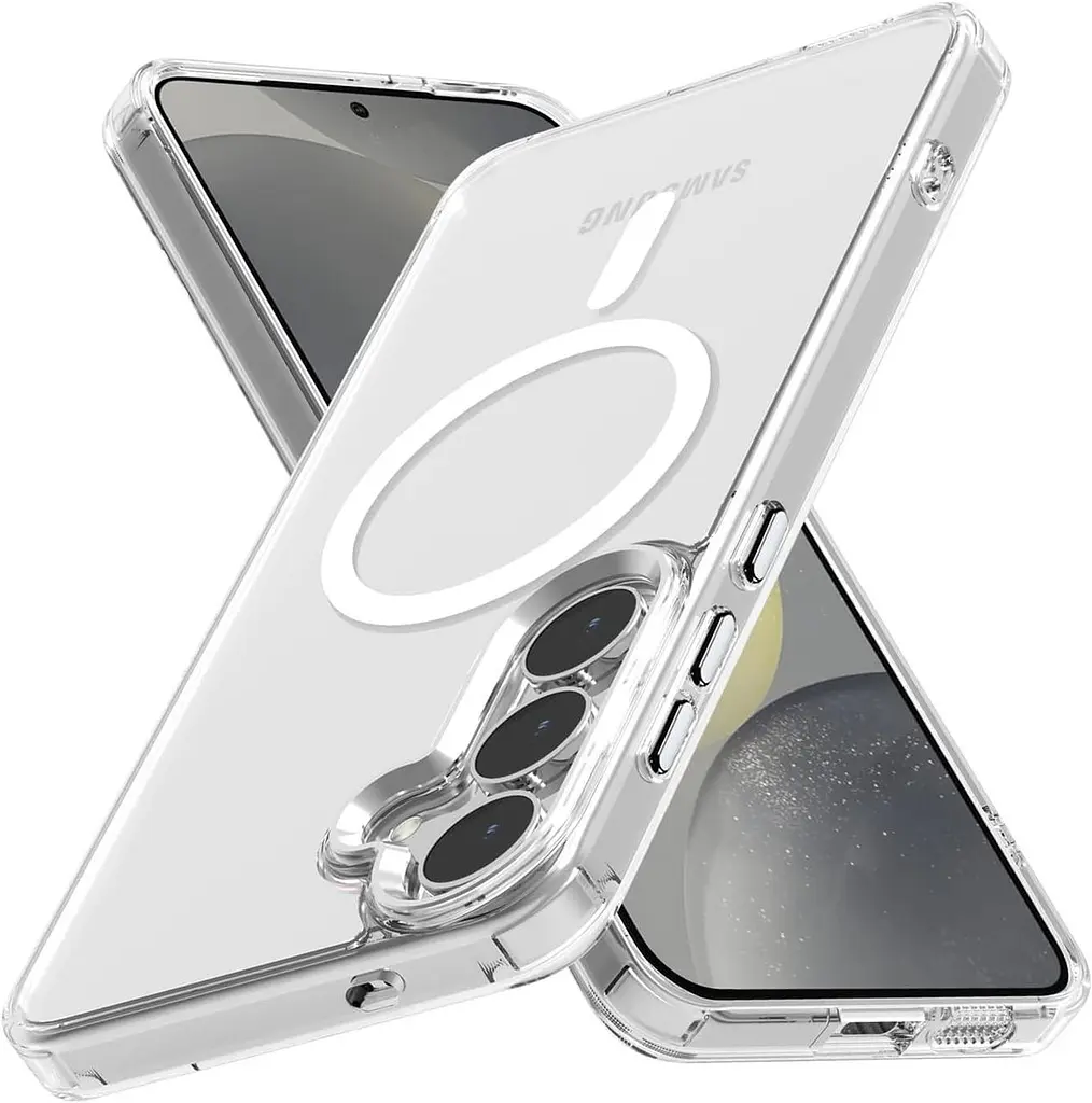 Чохол протиударний для Samsung Galaxy S25 (S931) Clear Case Ultra Hybrid with MagSafe Прозорий - фото 3