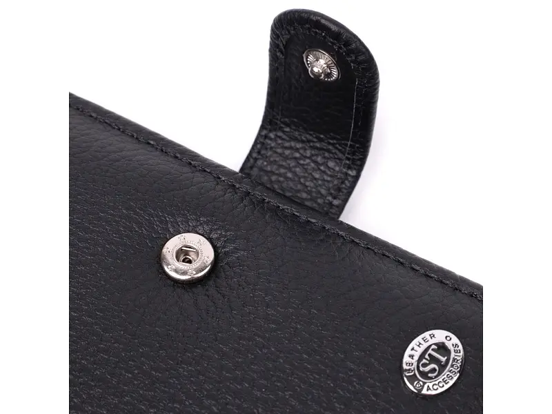 Чоловічий шкіряний гаманець ST Leather 10х13х2.5 см acs0028297 - фото 3