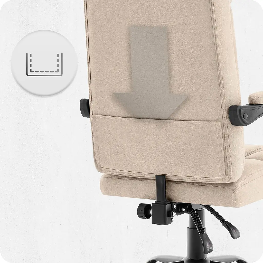 Кресло офисное Cabro C505 Beige ткань - фото 9